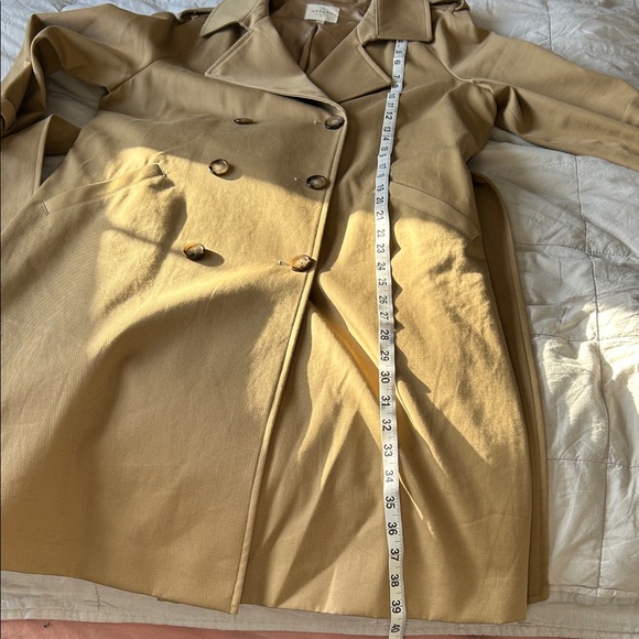 Sezane Tan Trench Coat for Women - Picture 12 of 12